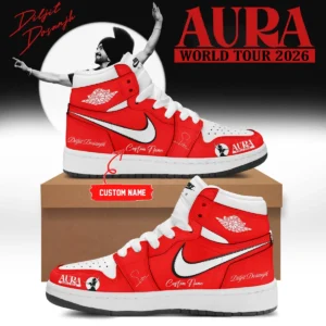 Diljit Dosanjh AURA World Tour Signature Custom Air Force 1 & Jordan 1 Shoes - Part 3