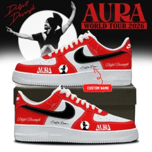 Diljit Dosanjh AURA World Tour Signature Custom Air Force 1 & Jordan 1 Shoes (Release 4)