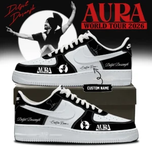 Diljit Dosanjh AURA World Tour Signature Custom Air Force 1 & Jordan 1 Shoes (Release 7)