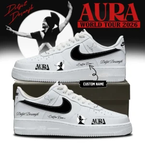 Diljit Dosanjh AURA World Tour Signature Custom Air Force 1 & Jordan 1 Shoes - Variant 8