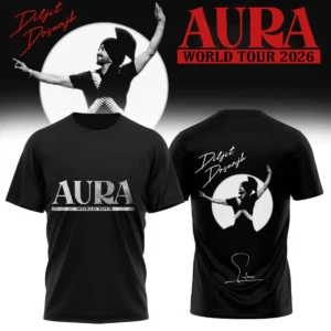 Diljit Dosanjh AURA World Tour Signature T-Shirt & Hoodie (Design 17)