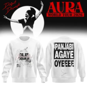 Diljit Dosanjh AURA World Tour Signature T-Shirt & Hoodie (Release 12)