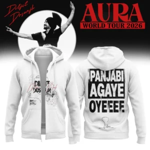 Diljit Dosanjh AURA World Tour Signature T-Shirt & Hoodie - Variant 25
