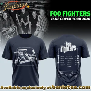 Foo Fighters Take Cover Tour Shirt & Hoodie (Release 4)