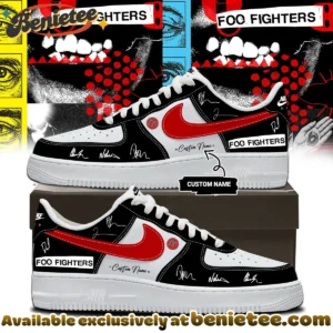 Foo Fighters Your Favorite Toy Custom Air Force 1 & Jordan 1 Shoes - Variant 1