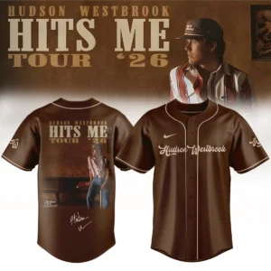 Hudson Westbrook Hits Me Tour Signature Baseball Jersey [Drop 4]