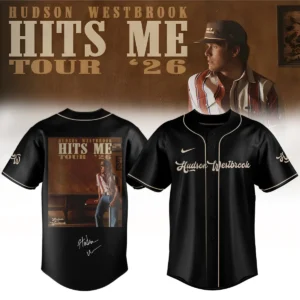 Hudson Westbrook Hits Me Tour Signature Baseball Jersey - Series 24