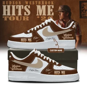 Hudson Westbrook Hits Me Tour Signature Custom Air Force 1 & Jordan 1 Shoes (Design 10)