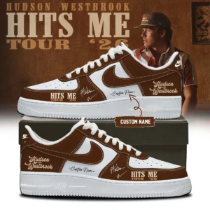 Hudson Westbrook Hits Me Tour Signature Custom Air Force 1 & Jordan 1 Shoes (Design 6)