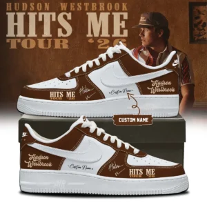 Hudson Westbrook Hits Me Tour Signature Custom Air Force 1 & Jordan 1 Shoes - Part 20