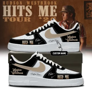 Hudson Westbrook Hits Me Tour Signature Custom Air Force 1 & Jordan 1 Shoes - Series 13