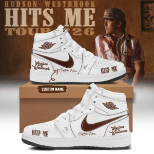 Hudson Westbrook Hits Me Tour Signature Custom Air Force 1 & Jordan 1 Shoes - Series 19