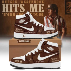 Hudson Westbrook Hits Me Tour Signature Custom Air Force 1 & Jordan 1 Shoes - Series 5
