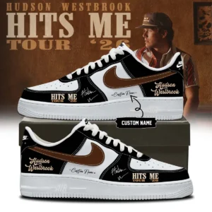 Hudson Westbrook Hits Me Tour Signature Custom Air Force 1 & Jordan 1 Shoes - Series 8