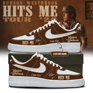 Hudson Westbrook Hits Me Tour Signature Custom Air Force 1 & Jordan 1 Shoes (Style 21)