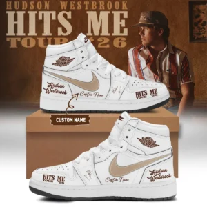 Hudson Westbrook Hits Me Tour Signature Custom Air Force 1 & Jordan 1 Shoes - Variant 11