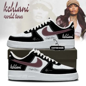 Kehlani World Tour Signature Custom Air Force 1 & Jordan 1 Shoes - Part 17