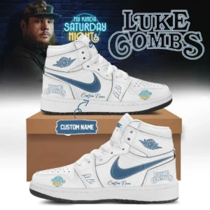 Luke Combs My Kinda Saturday Night Tour Signature Custom Air Force 1 & Jordan 1 Shoes [Batch 21]