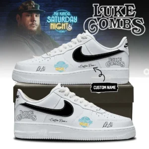Luke Combs My Kinda Saturday Night Tour Signature Custom Air Force 1 & Jordan 1 Shoes [Drop 24]
