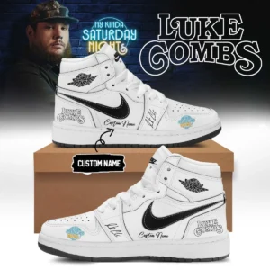 Luke Combs My Kinda Saturday Night Tour Signature Custom Air Force 1 & Jordan 1 Shoes (Release 23)