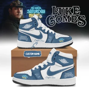 Luke Combs My Kinda Saturday Night Tour Signature Custom Air Force 1 & Jordan 1 Shoes - Series 13
