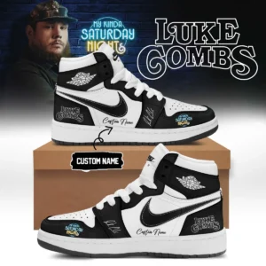 Luke Combs My Kinda Saturday Night Tour Signature Custom Air Force 1 & Jordan 1 Shoes - Series 15