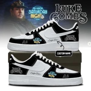 Luke Combs My Kinda Saturday Night Tour Signature Custom Air Force 1 & Jordan 1 Shoes - Series 16