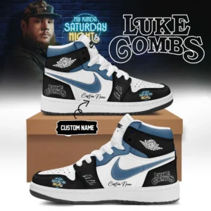 Luke Combs My Kinda Saturday Night Tour Signature Custom Air Force 1 & Jordan 1 Shoes - Series 18