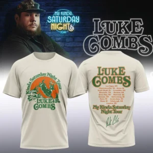 Luke Combs My Kinda Saturday Night Tour Signature Shirt & Hoodie - Series 1