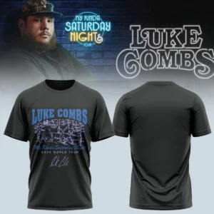Luke Combs My Kinda Saturday Night Tour Signature Shirt & Hoodie (Style 25)