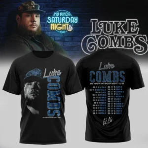 Luke Combs My Kinda Saturday Night Tour Signature Shirt & Hoodie (Style 4)
