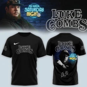Luke Combs My Kinda Saturday Night Tour Signature T-Shirt & Hoodie (Design 2)