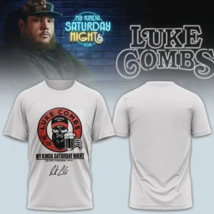 Luke Combs My Kinda Saturday Night Tour Signature T-Shirt & Hoodie - Variant 3