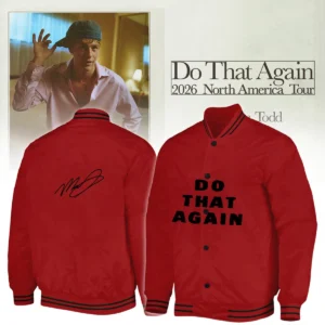 Malcolm Todd Do That Again Tour Signed Bomber Jacket (Design 3)