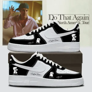 Malcolm Todd Do That Again Tour Signed Custom Air Force 1 & Jordan 1 Shoes - Part 3