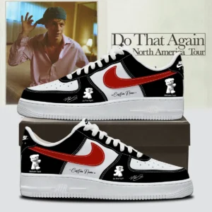 Malcolm Todd Do That Again Tour Signed Custom Air Force 1 & Jordan 1 Shoes (Style 24)