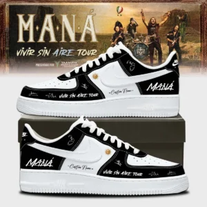 Maná Vivir Sin Aire Tour Custom Air Force 1 & Jordan 1 Shoes - Part 16