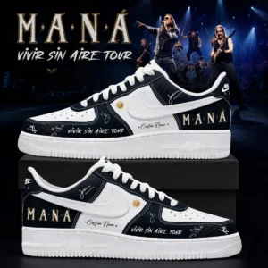 Maná Vivir Sin Aire Tour Custom Air Force 1 & Jordan 1 Shoes - Part 5