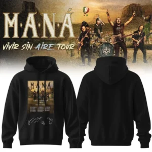 Maná Vivir Sin Aire Tour T-Shirt & Hoodie (Release 3)