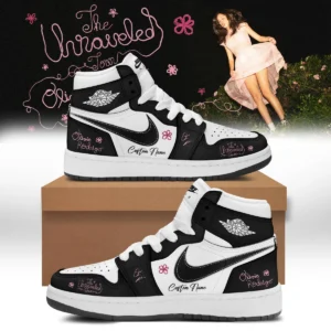 Olivia Rodrigo The Unraveled Tour Signed Custom Air Force 1 & Jordan 1 Shoes [Batch 8]