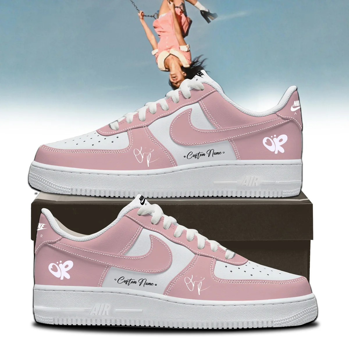 Olivia Rodrigo you seem pretty sad for a girl so in love Signed Custom Air Force 1 & Jordan 1 Shoes (Design 9)