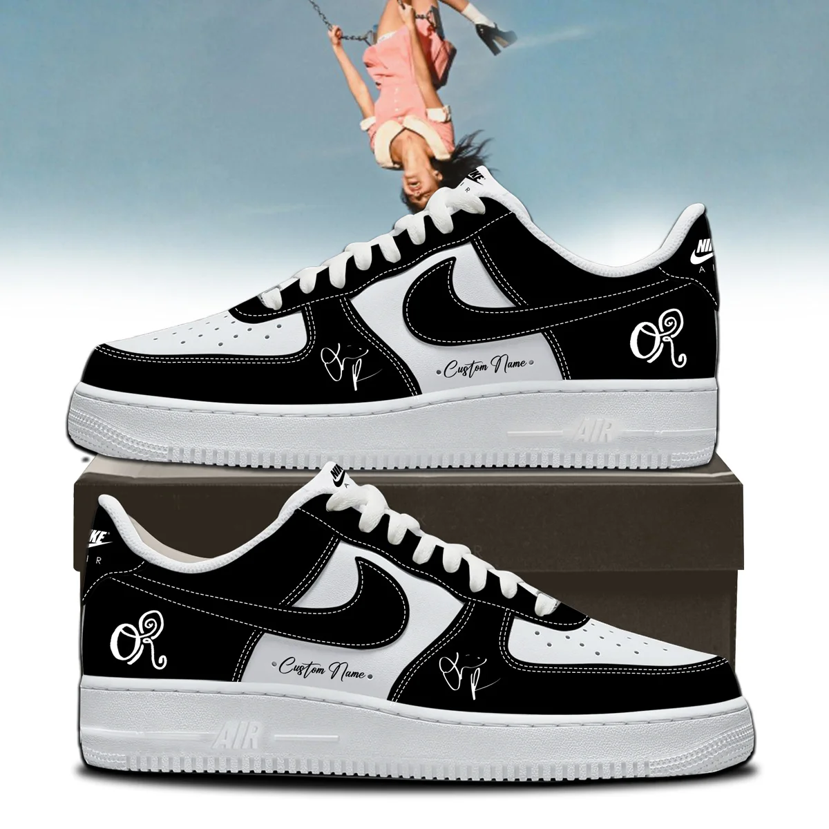 Olivia Rodrigo you seem pretty sad for a girl so in love Signed Custom Air Force 1 & Jordan 1 Shoes - Series 6
