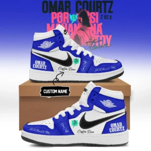 Omar Courtz Por Si Mañana No Estoy World Tour Signed Custom Air Force 1 & Jordan 1 Shoes [Batch 19]