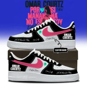 Omar Courtz Por Si Mañana No Estoy World Tour Signed Custom Air Force 1 & Jordan 1 Shoes [Batch 30]