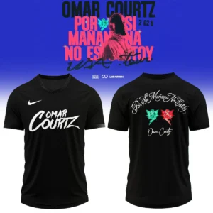 Omar Courtz Por Si Mañana No Estoy World Tour Signed Jersey (Design 25)