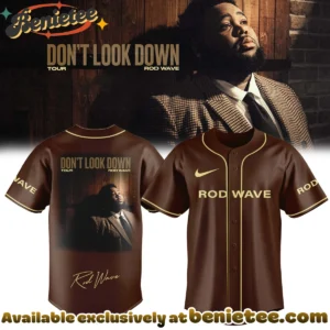 Rod Wave Don't Look Down Tour Baseball Jersey (Release 2)