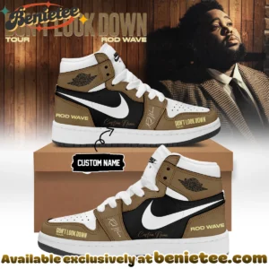 Rod Wave Don't Look Down Tour Custom Air Force 1 & Jordan 1 Shoes [Batch 18]