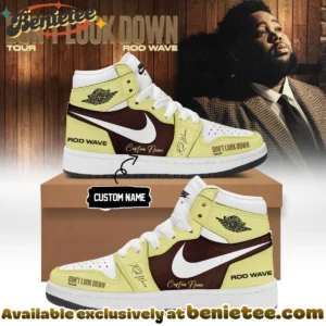 Rod Wave Don't Look Down Tour Custom Air Force 1 & Jordan 1 Shoes [Batch 8]