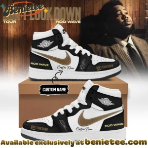 Rod Wave Don't Look Down Tour Custom Air Force 1 & Jordan 1 Shoes (Design 4)