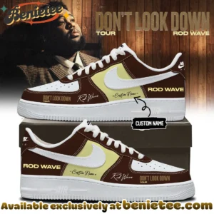 Rod Wave Don't Look Down Tour Custom Air Force 1 & Jordan 1 Shoes (Design 5)
